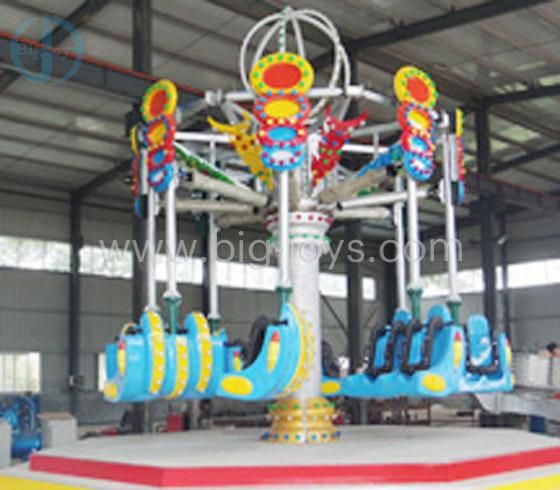 Cheap Rotary Flying Chair Rides Outdoor Amusement Rides Spiral Jet for Sale