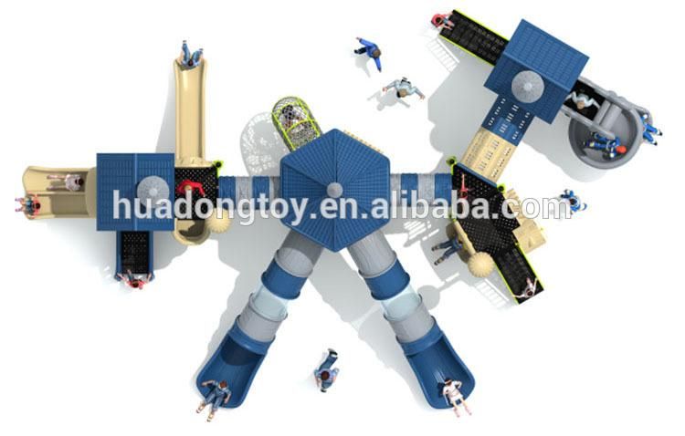 Large High Quality Outdoor Equipment Tube Slides Playground