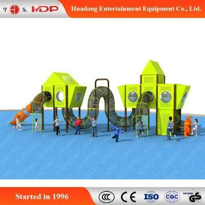 Commercial Outdoor Playground with Climbing Net Equipment