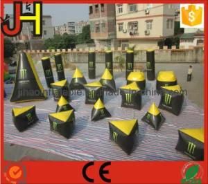 a Set Inflatable Archery Bunker for Bunker Arena