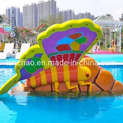 Kids Small Water Park Slide Fiberglass Family Pool Slide