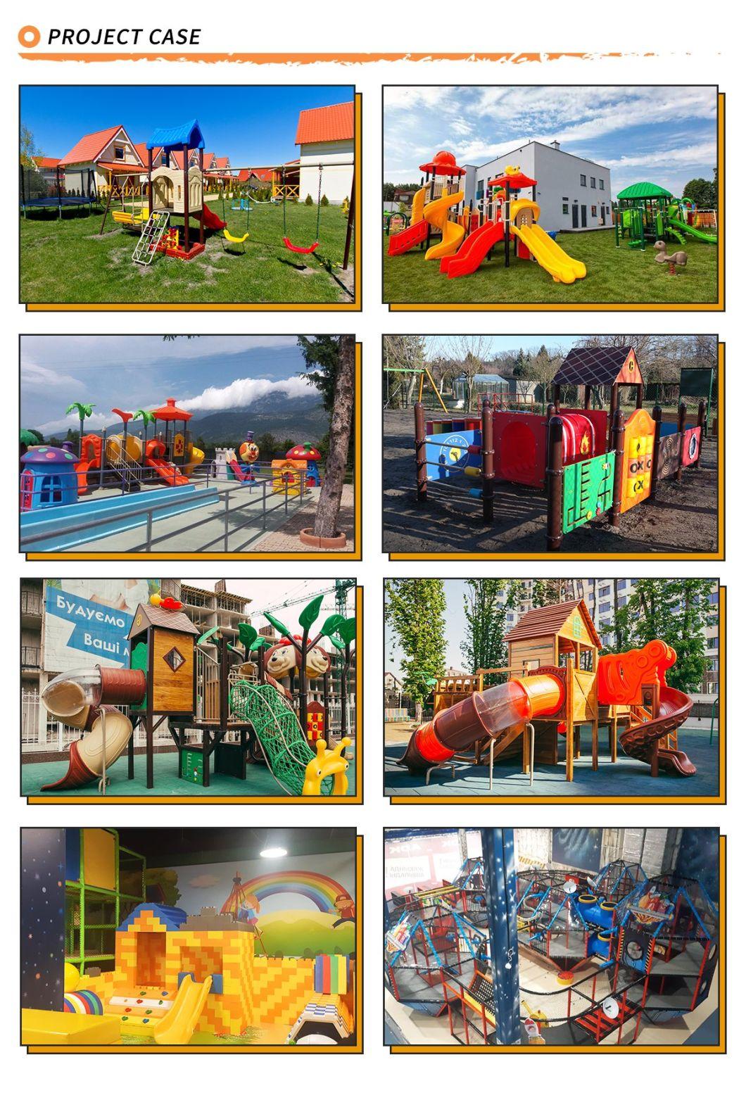 Outdoor Playground Slide New Design Equipment Children Plastic Amusement Equipment with CE/ASTM/TUV/GS Certificates