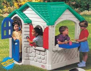 Indoor Plastic Game House, Schoool Children Playing Toys