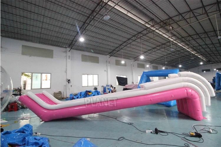 Commercial Popular Blue Inflatable Yacht Slide for Sea