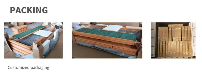 High Quality Wooden Sandbox Chinese Fir Wood Sandpit for Garden Play