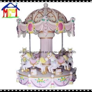 Pinky Carousel Girls Game Machine Kiddie Ride for Amusement Park