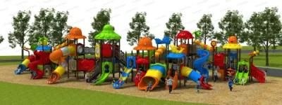 Animal Paradise Series Outdoor Playground Plastic Slide Kids Play Equipment