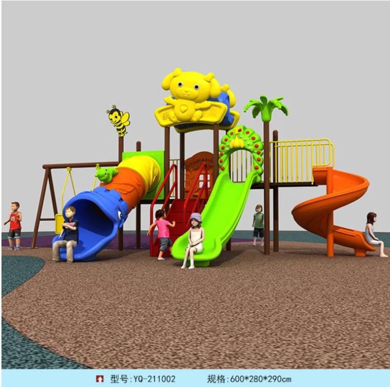 Children′s Slides Outdoor Large Toy Kindergarten Slides Plastic Play Equipment Combination