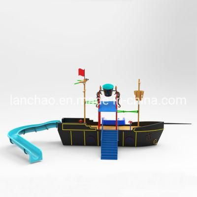 Water Park Pirate Ship with Slide for Kids