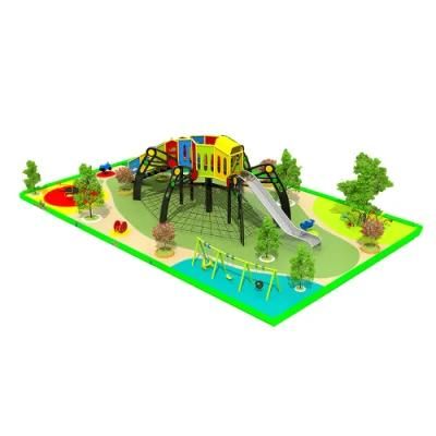 Latest Big Spider Shape Theme Customized Outdoor Playground for Children Used in Park