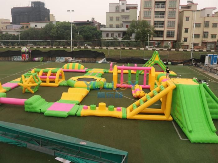 New Design Inflatable Water Park Big Floating Water Island Waterpark