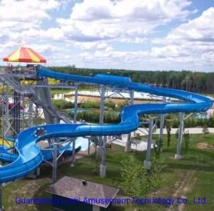 Fiberglass Long Drifting Water Slide (WS-065)