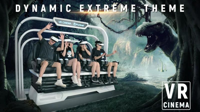 Vr Amusement Ride 9d Vr Cinema 4 Seats for Kids