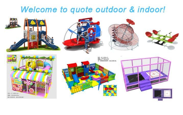 Nature Style of Kids Big Outdoor Playground Customized Color and Structre, Available Brand with En-1176 Standard Certificate