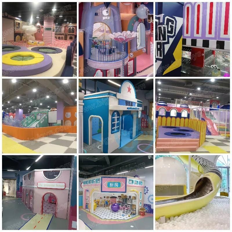 Kids Indoor Playground Naught Castle for Kids, Entertainment Center Children Playground