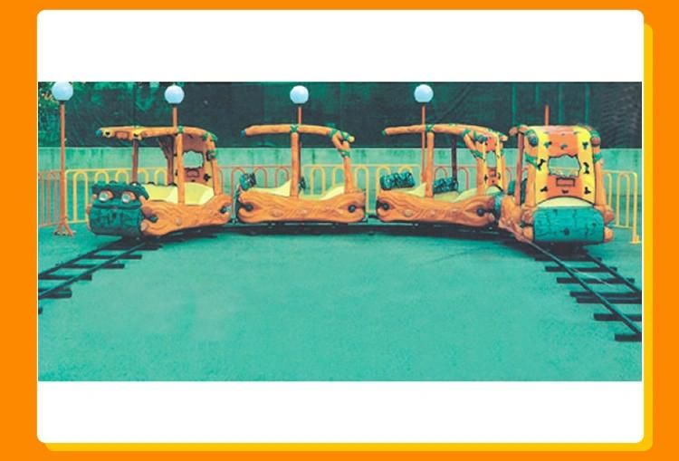 Manufacturer Amusement Park Outdoor Adult Kids Tracktouirst Mini Electric Train (KL6062)