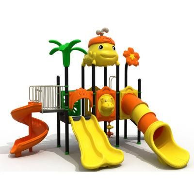 Lovely School Outdoor Playground Plastic Slide