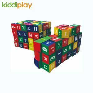 Colorful PVC Environmentally Friendly Material Letters and Numbers Soft Play Building Blocks for Children Indoor Playground