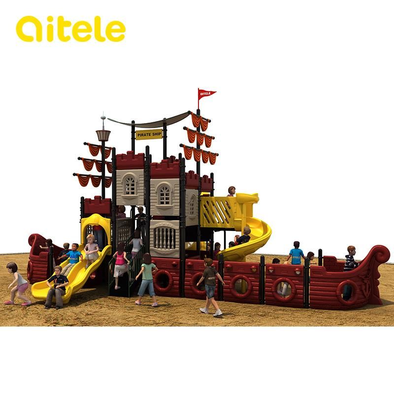 Pirate Ship Series Outdoor Children Playground Slide