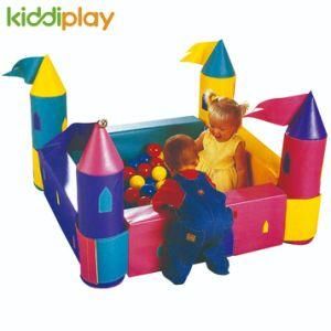 Factory Qualified Colorful Light Color Castle Theme Baby Educational Toys Soft Play Area Ball Pool