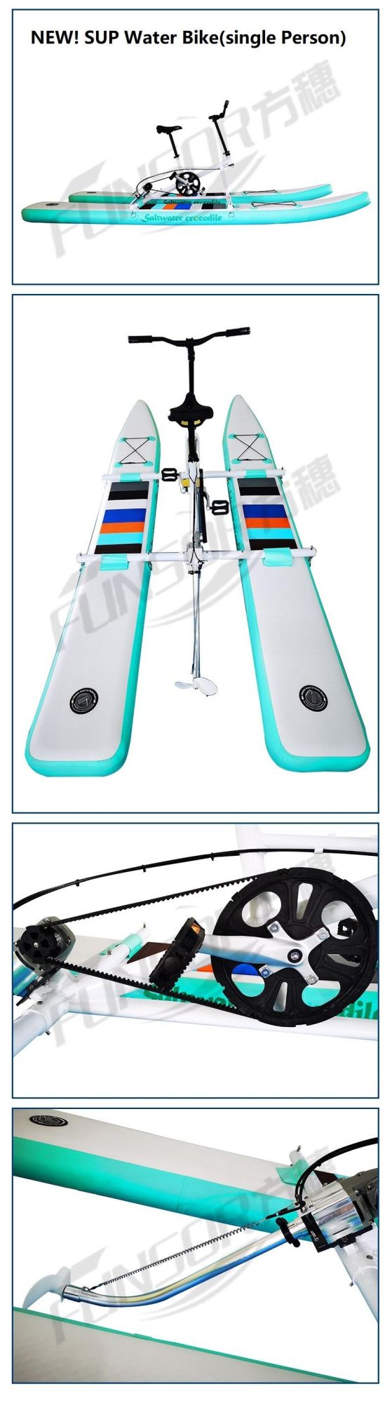 Resorts Sup Water Bike for Single Person River and Sea
