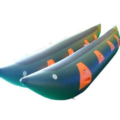 Heavy-Duty PVC Inflatable Banana Pontoons Tubes Cheap Water Bike Buoy Bicycle