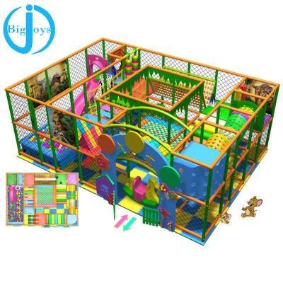 Colorful Design Indoor Playground with Trampoline Playground Equipment