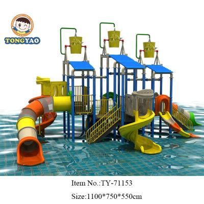 Children Amusement Park Plastic Slide Water Playground