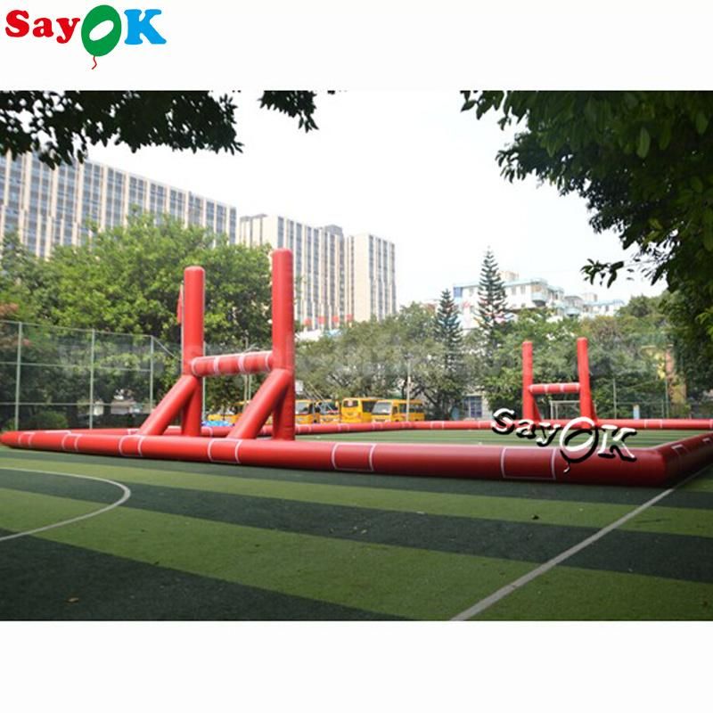 Outdoor Sports Game Air Sealed Inflatable Rugby Pitch