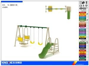 Used Outdoor Playground Plastic Slides and Slide for Sale (YL-QQ002-05)