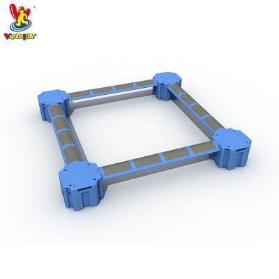 Kids Outdoor Plastic Playground Balance Beam for Facility
