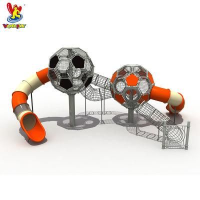 Outdoor Small Football Tower Metal Playground Set Equipment