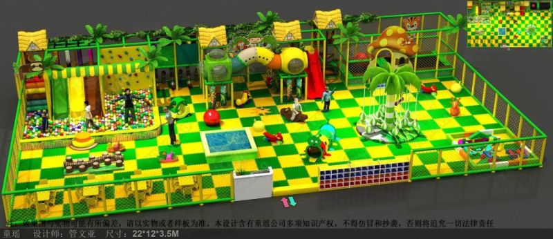 Customized Special Design Bear Carrousel Naughty Castle Indoor Playground Used Commercial with Ce Approved