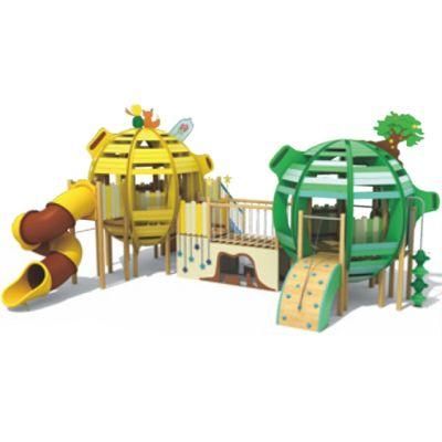 Outdoor Playground Equipment Park Kids Stainless Steel Slide Climbing QS67