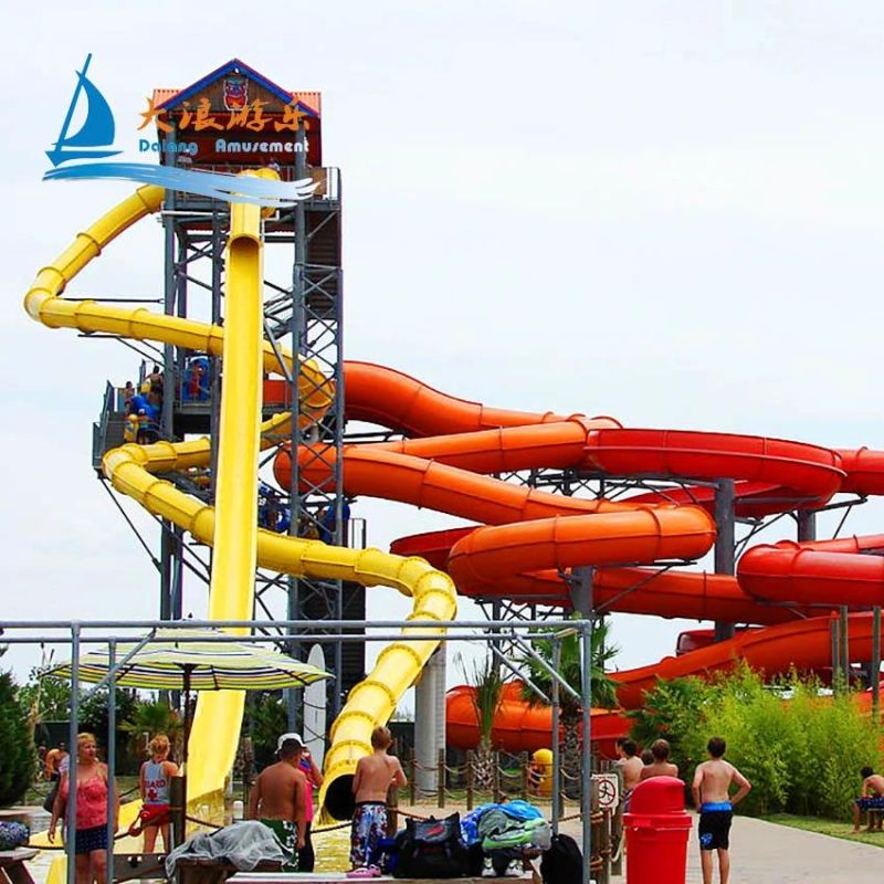 Fiberglass Aqua Slide Adult Water Slide Commercial Water Slide Price Pool Park