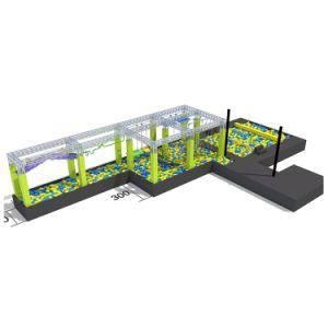 Factory Wholesale New Fancy Design Children Ninja Obstacle Course Equipment for Kids