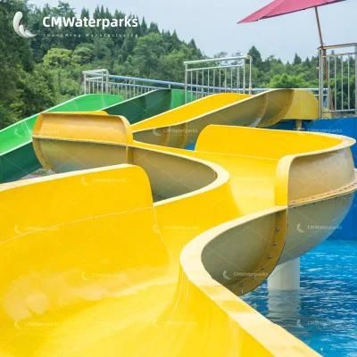 New Arrival Water Park Fiberglass Water Slide Pool Slides for Outdoor