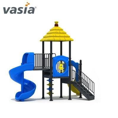 China Manufacturer En1176 Ce CCC Kid Double Slide Outdoor Playground Plastic Slide
