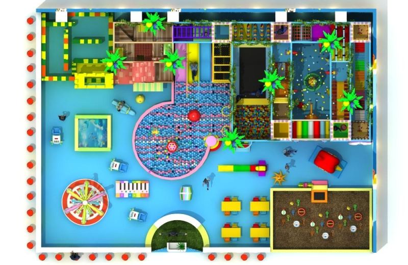 Hot Sale Ocean Theme Indoor Playground Equipment