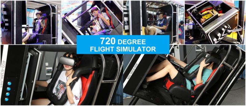 Rotating 9d Vr Game 720 Degree Flight Simulator