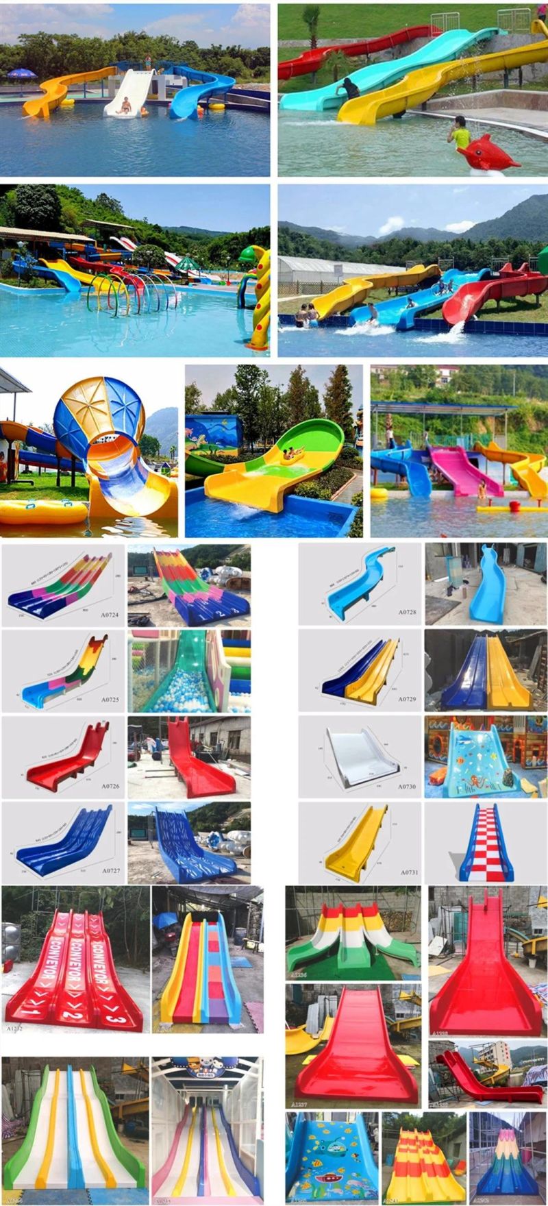 Outdoor Water Park FRP Slide Indoor Adult Kids Sports Equipment