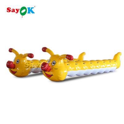Giant Ourdoot Funny Game Inflatable Caterpillar Sport Game