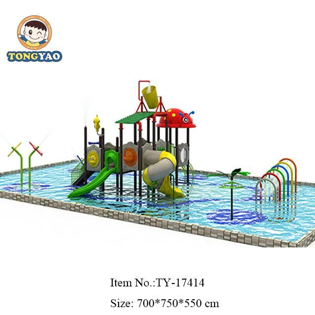 Tongyao Water Park Design Fiberglass Equipment Slide for Sale