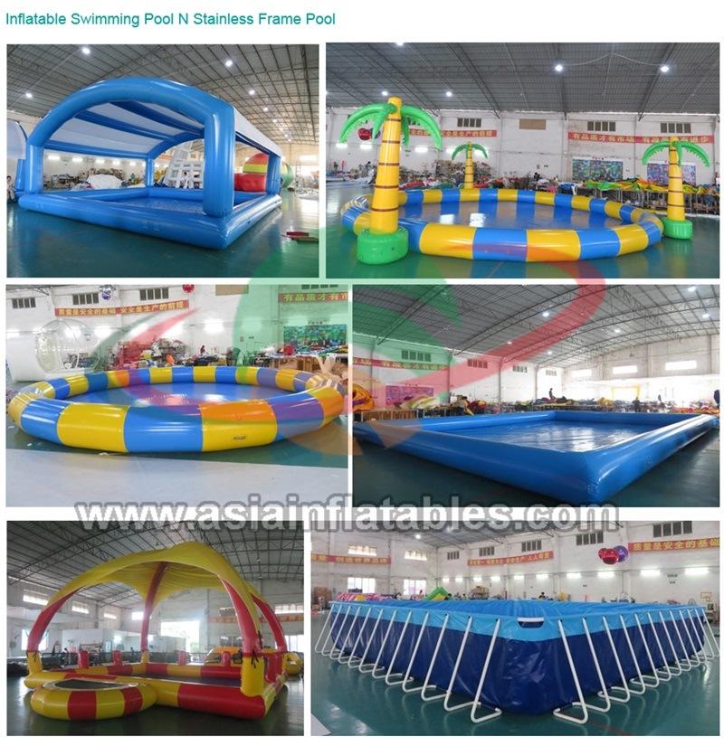 Water Park Inflatable Water Slide Commercial Inflatable Play Pool Inflatable Water Parks Suppliers