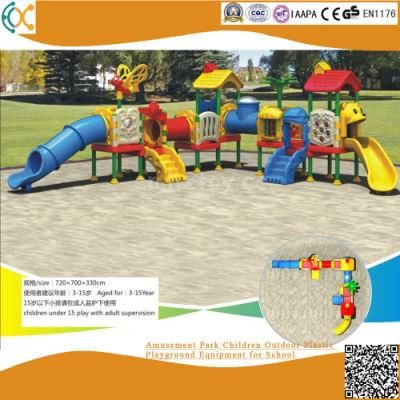 Amusement Park Children Outdoor Plastic Playground Equipment for School