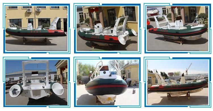 Hailun 520cm Rigid Inflatable Boat/ Fishing Boat/Rib/River Rescue Boat