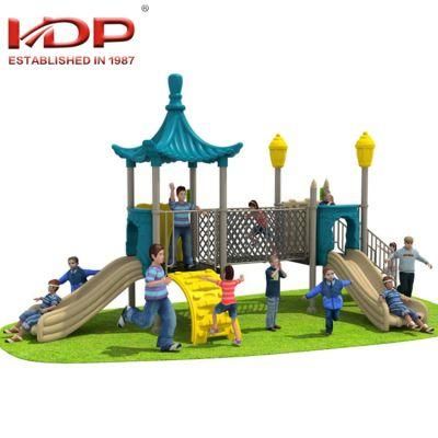 Wholesale Children Outdoor Playground Toddler Plastic Slide for 7X4m with Good Quality Material Anti-Fading &amp; Deformation
