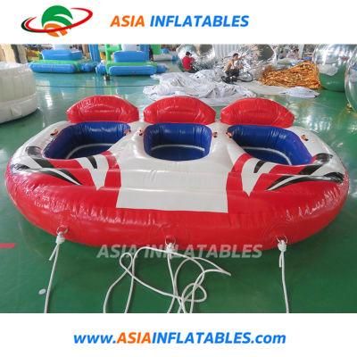 3 Persons Inflatable Flying Water Donut Boat for Water Sport Games