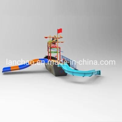 Funny Children Water Park Playground with Slide