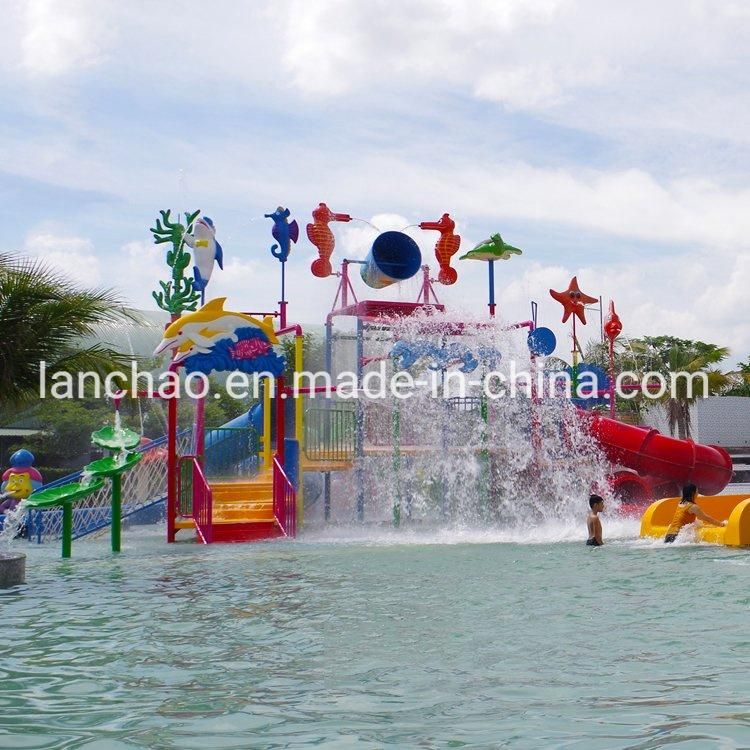 Beautiful Fiberglass Water Park House Playground for Family